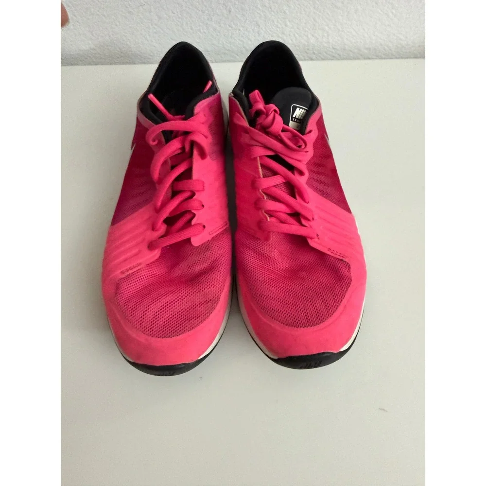 Nike Training DF TR 4 Pink Black Athletic Sneakers 819022-600 Womens 6.5